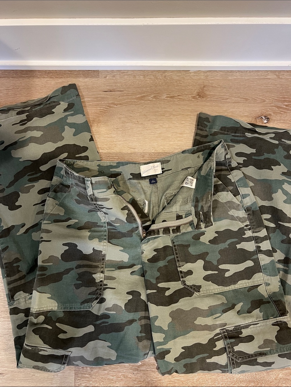 H j Camouflage Cargo Pants - Green Camo